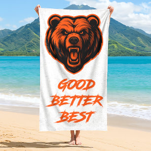 Besser und am besten, niemals ruhen lassen strandtuch