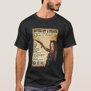 Besser vor einem Piraten-T - Shirt