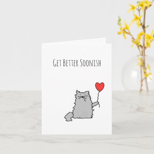 Besser werden - oder nie karte (Gelbe Blume)