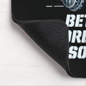 Besser wund als leid Funny Workout Humor Gym Spruc Mousepad (Ecke)