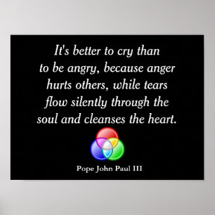 Besser zu weinen - Kunstposter Poster