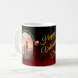 Besser zusammen - Anpassbarer Name | Benutzerdefin Kaffeetasse