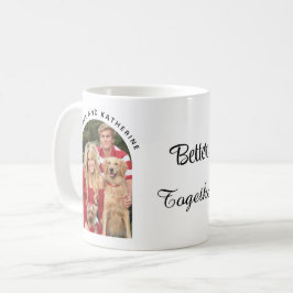 Besser zusammen - Anpassbarer Name | Benutzerdefin Kaffeetasse