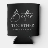 Besser zusammen Black Wedding Can Cooler/Koozie Dosenkühler (Vorderseite)