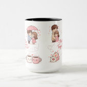 Besser-Zusammen-Kaffeetasse – Perfektes romantisch Tasse (Zentrum)