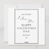 Besser zusammen Valentinstag Foto Feiertagskarte (Rückseite)