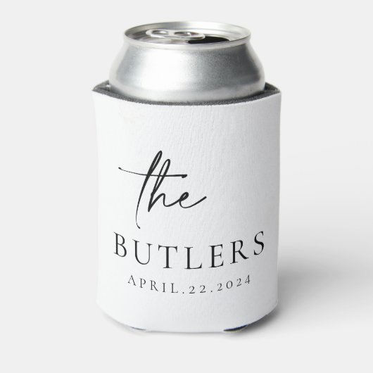 Besser zusammen White Wedding Can Cooler/Koozie Dosenkühler (Kanne Rückseite)