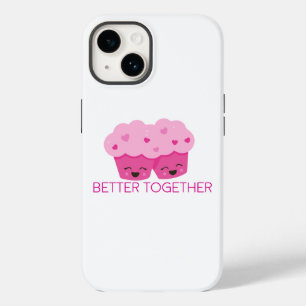 Besser Zusammen Zwei Cupcakes Rosa Valentinstag Case-Mate iPhone 14 Hülle