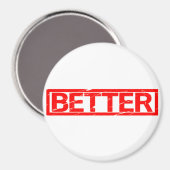 Bessere Briefmarke Magnet (Vorderseite/Rückseite)