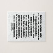 Bessere Butter Bettys Botter (ZungeTwister) Puzzle (Horizontal)