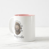 Bessere das Labradoodle des Lebens Tasse (Vorderseite Links)