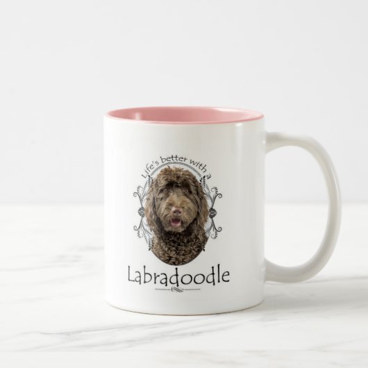 Bessere das Labradoodle des Lebens Tasse (Rechts)