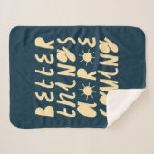 Bessere Dinge kommen Sherpadecke (Vorderseite (Horizontal))