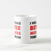 Bessere Fehler Morgen lustige Mug oder Reisen Mug Kaffeetasse (Mittel)