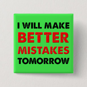Bessere Fehler Morgen Lustiger Knopf Pin Button