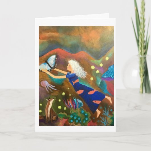 Bessere Fliege Dankeskarte (Vorderseite)