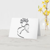 Bessere Hälfte Karte (Gelbe Blume)