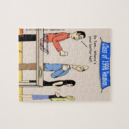 "Bessere Hälfte" Puzzle (Horizontal)