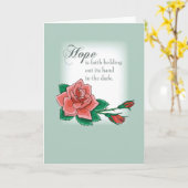 Bessere Krebsbehandlung bei Patienten mit religiös Karte (Gelbe Blume)