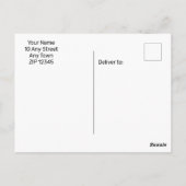 Bessere Niedliche Tiere mit Polarbären Postkarte (Rückseite)