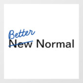 Bessere Normalität — Kfz-Fensterklammer Fensteraufkleber (Blatt)