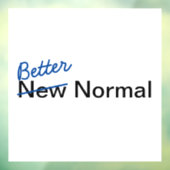 Bessere Normalität — Kfz-Fensterklammer Fensteraufkleber (Blatt 3)