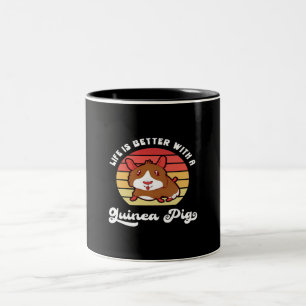 Bessere Sonnenuntergänge bei Guinea Niedliches T Zweifarbige Tasse
