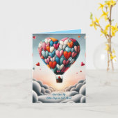 Bessere Tage geklappte Grußkarte Karte (Gelbe Blume)