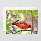 Bessere Tage kommen auf Postkarte (Vorne/Hinten)