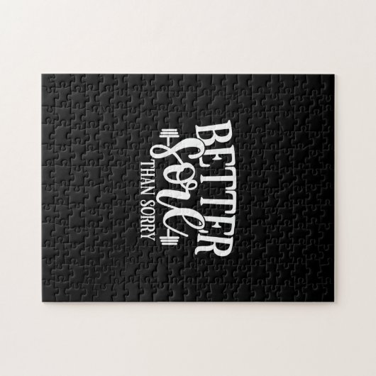 Bessere Wunde als Entschuldigung Puzzle (Horizontal)