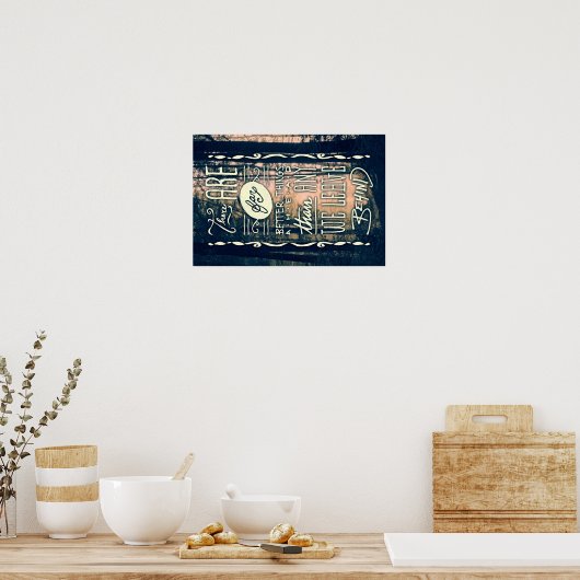 Bessere Zukunft Poster (Küche)