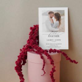 Bessere Zusammenführung Moderner 4-Foto QR Code Ve Einladung