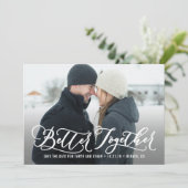 Bessere Zusammenführung moderner Save the Date-Kar Date (Stehend Vorderseite)