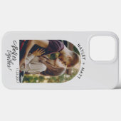 Bessere Zusammenführung von Foto Save the Date Case-Mate iPhone Hülle (Rückseite (Horizontal))