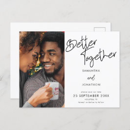 Bessere Zusammenführung von Foto-Skripten Save the Ankündigungspostkarte