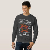 Besserer Call-Vater - der ultimative Problemlöser Sweatshirt (Vorne ganz)