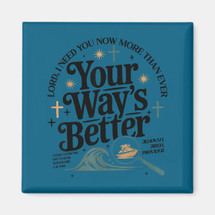 Besserer christlicher Spruch Glaube Jesus Bibel Magnet