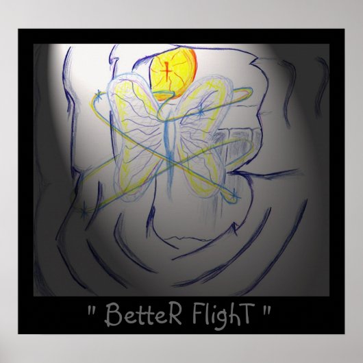 Besserer Flug Poster (Vorne)