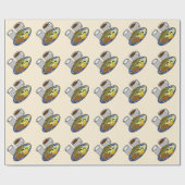 Besserer Frühstücksmonat - Eier Geschenkpapier (Flach)