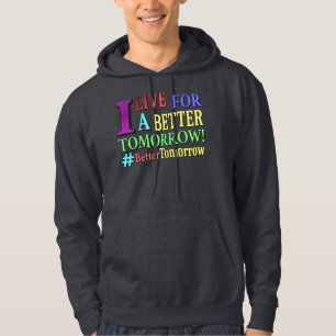 "BESSERER MORGEN" Niedliches Design. Jetzt kaufen Hoodie