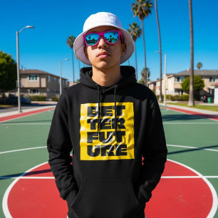 Besserer Zukunft Motivationszitat Hoodie