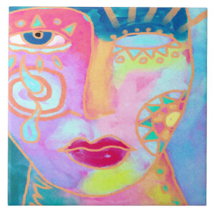 Besseres Abstraktes digitales Zeichnen Fliese