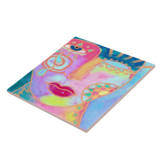 Besseres Abstraktes digitales Zeichnen Fliese (Seite)