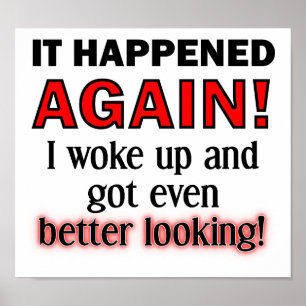 Besseres Aussehen eines lustigen Posters Poster