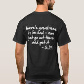 Besseres Betterness T-Shirt (weißer Körper) (Rückseite)