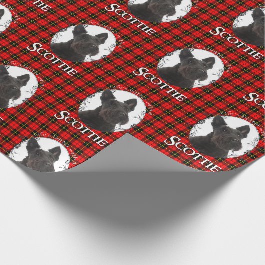 Besseres der Scottie-Packpapier des Lebens Geschenkpapier (Ecke)