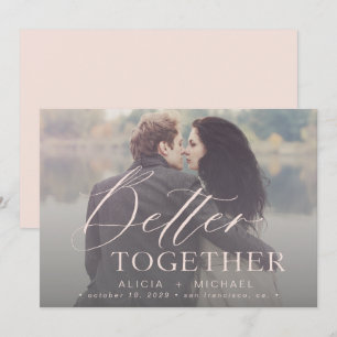 Besseres gemeinsam Skript Hochzeit Foto Save the D Date