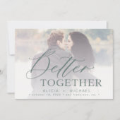 Besseres gemeinsam Skript Hochzeit Foto Save the D Save The Date (Vorderseite)