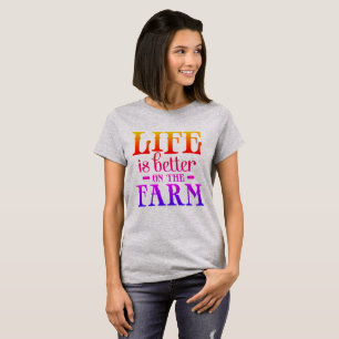 Besseres Leben auf dem Bauernhof T-Shirt