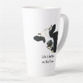 Besseres Leben auf der Farm der landwirtschaftlich Milchtasse (Rechte Ecke)